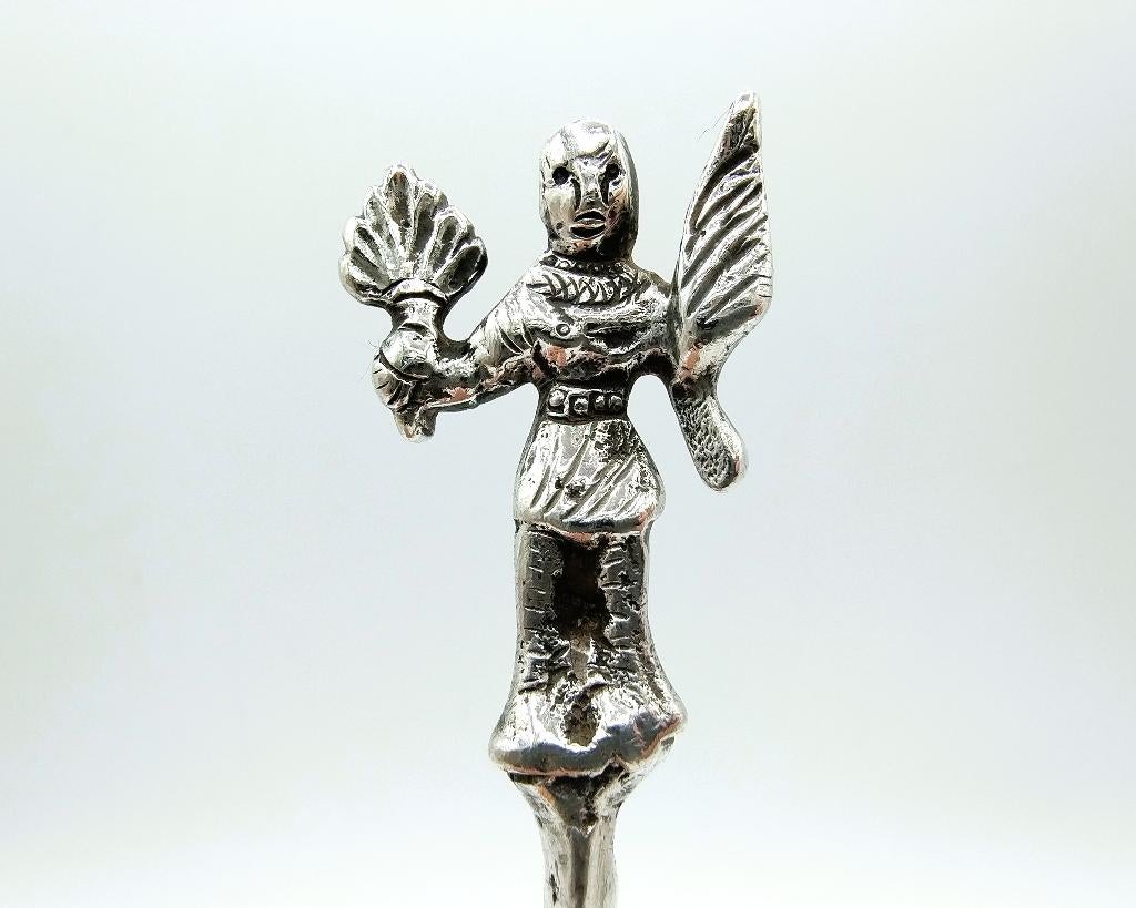 Friese zilveren sierlepel uit het begin van de 18e eeuw., Verzenden, Zilver