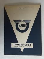 HOOGEZAND, GADO ZOMERDIENSTREGELING 22 Mei 1955., Ophalen of Verzenden, Gebruikt, Bus of Metro, Overige typen