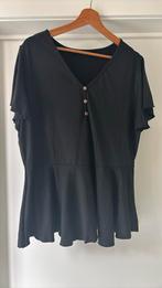 Zwart shirt 2XL, Zwart, Zo goed als nieuw, Shein Curve, Shirt of Top