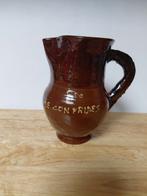 Vintage Aardewerk Kruik met Inscriptie, Ophalen of Verzenden