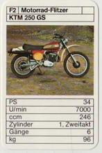 Kw1283 motorkaartje f2 ktm 250 gs, Ophalen of Verzenden, Zo goed als nieuw, Motoren