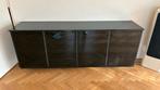 Zwart hoogglans dressoir, Huis en Inrichting, Kasten | Dressoirs, Ophalen, Overige materialen, Gebruikt, 150 tot 200 cm