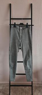 Spijkerbroek strech zwart/wit geblokt (Bershka maat 36), Zwart, W28 - W29 (confectie 36), Gedragen, Bershka