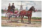 7837  Paard en sjees  molen, Ophalen of Verzenden, Gelopen