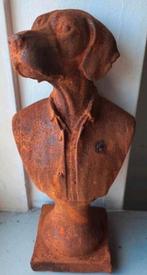 Buste Jachthond Beeld Jachthond Teckel Gietijzer Nieuw, Ophalen of Verzenden