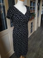 Zwart polkadot jurkje JOHN CABOT maat S (z.g.a.n.), Kleding | Dames, Zwart, Ophalen of Verzenden, Zo goed als nieuw, Knielengte