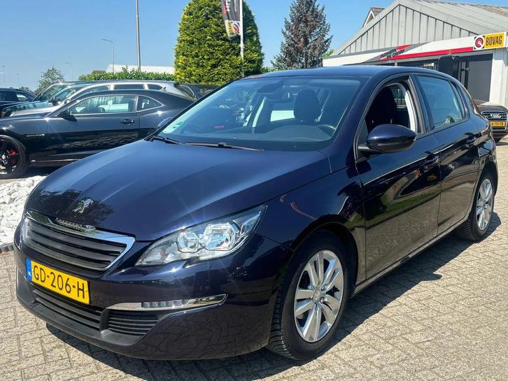 Peugeot 308 1.2 Benzine 5-Deurs Blauw 2015 135.000 KM, Auto's, Peugeot, Bedrijf, ABS, Airbags, Climate control, Cruise Control