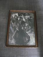Oude lithografie - Josef Israels ?, Antiek en Kunst, Kunst | Litho's en Zeefdrukken, Ophalen of Verzenden