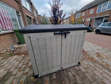 Prullenbakombouw voor 2 containers beschikbaar voor biedingen