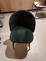 Groene design stoel, Huis en Inrichting, Stoelen, Hout, Gebruikt, Overige kleuren, Design