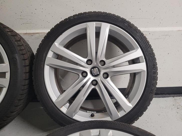 Originele 18 inch seat leon cupra velgen met goede winterban, Auto-onderdelen, Banden en Velgen, Velg(en), Zomerbanden, 18 inch