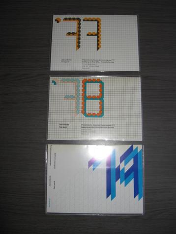 Jaarcollecties Nederland 1977 t/m 1979. Postfris. beschikbaar voor biedingen