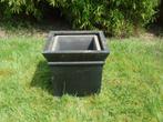 Plaatstalen bloempot plantenbak - Vierkant, Ophalen of Verzenden, Gebruikt