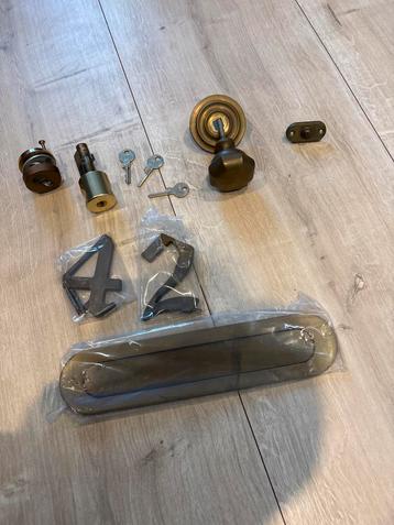 Messing Voordeur Set Compleet beschikbaar voor biedingen