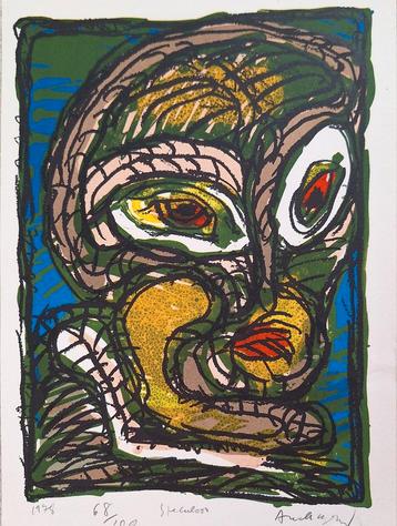 Litho Alechinsky " Speculoos " 1978.   beschikbaar voor biedingen