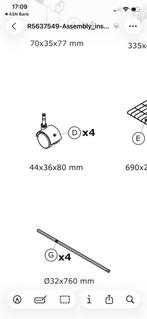 Wieltjes voor Jysk Gudme Kledingrek, Kleding | Dames, Kledingrekken, Ophalen of Verzenden, Gebruikt