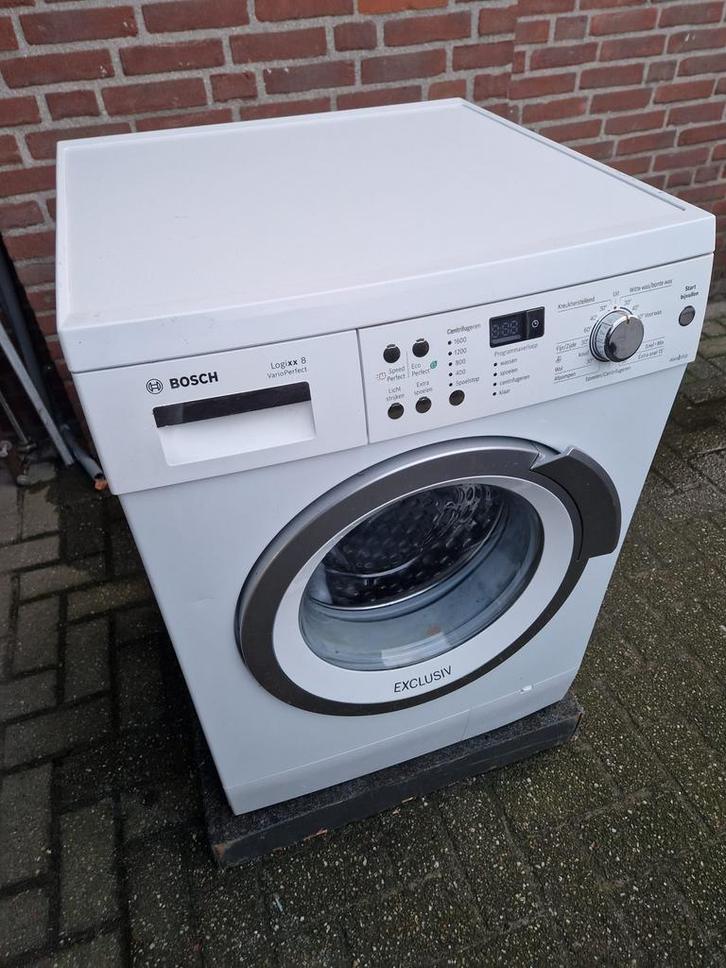 Bosch logixx, Witgoed en Apparatuur, Wasmachines, Gebruikt, Voorlader, 8 tot 10 kg, 1600 toeren of meer, Ophalen