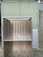 Rvs kar op viltejes slagerij of horeca, Ophalen, Zo goed als nieuw, Metaal, Overige typen