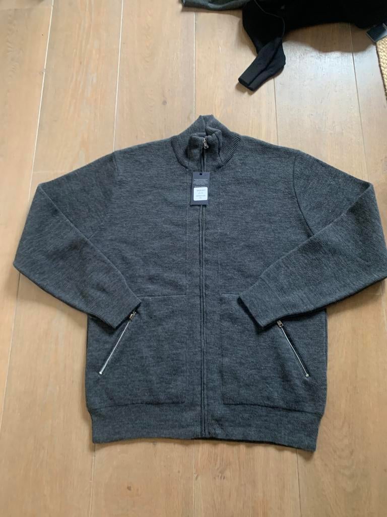 Wollen grijze heren vesten maat xxl, Ophalen of Verzenden, Nieuw, Overige maten, Grijs