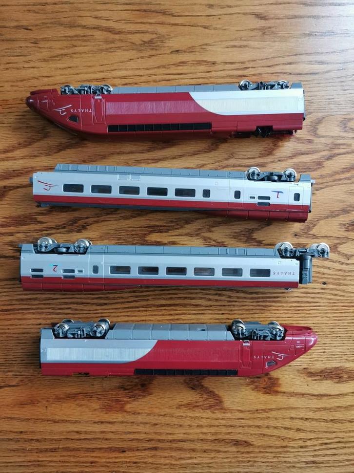 Thalys treinset Mehano, Hobby en Vrije tijd, Modeltreinen | H0, Gebruikt, Treinset, Gelijkstroom of Wisselstroom, Overige merken