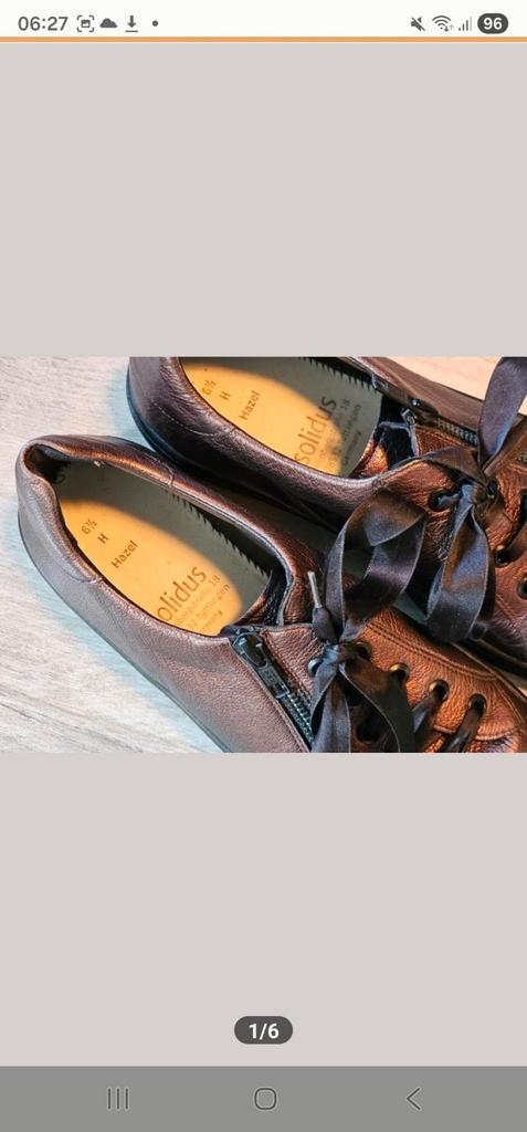 Herfst winter glanzende Solidus Hazel 6,5 H 40 nieuw staat, Kleding | Dames, Schoenen, Zo goed als nieuw, Sneakers of Gympen, Zwart