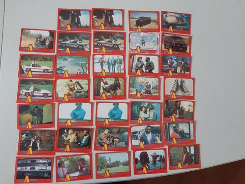 46 plaatjes van het legendarische A Team, Hobby en Vrije tijd, Stickers en Plaatjes, Gebruikt, Meerdere plaatjes, Ophalen of Verzenden