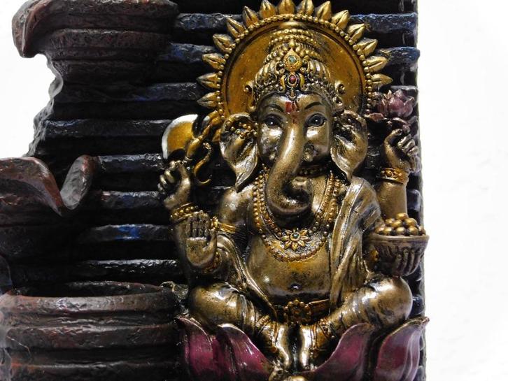 Binnenfontein Ganesha - 18 cm - Polystone, Huis en Inrichting, Woonaccessoires | Overige, Ophalen of Verzenden