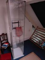 Glazen Vitrinekast met Planken, Ophalen, Minder dan 50 cm, Glas, Modern