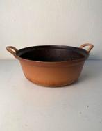 Le Creuset gietijzeren pan / braadpan , 22 cm, Gebruikt, Gietijzer, Frankrijk, Ophalen of Verzenden