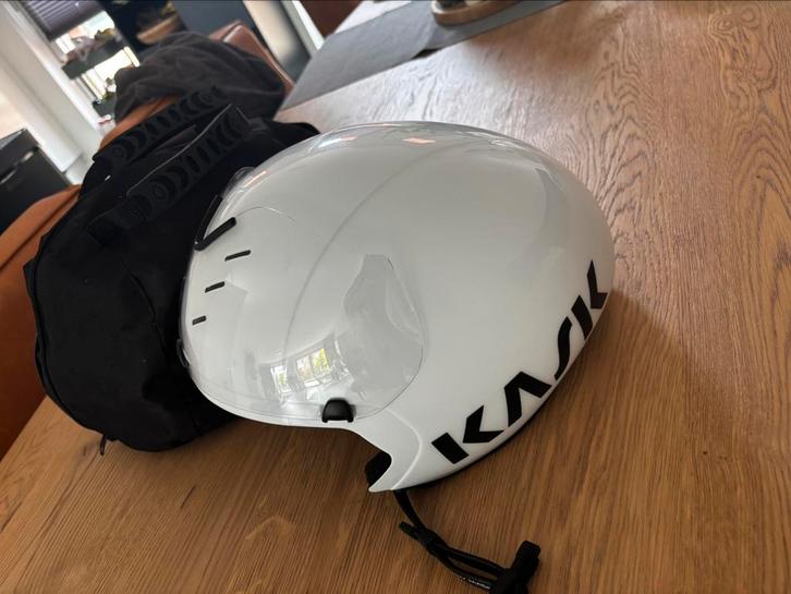 KASK TT HELM tijdrit triatlon (M), Fietsen en Brommers, Fietsaccessoires | Fietshelmen, Zo goed als nieuw, Ophalen of Verzenden