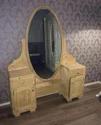 Antieke Kaptafel met spiegel, Huis en Inrichting, Woonaccessoires | Spiegels, Ophalen, Gebruikt, 100 tot 125 cm, 150 tot 200 cm