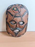 Houten masker +/- 20x30 cm, Ophalen of Verzenden