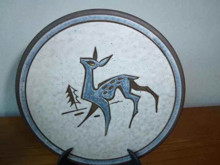 hert hertje bambi paarden sierborden, Antiek en Kunst, Antiek | Keramiek en Aardewerk, Ophalen of Verzenden