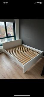 İkea malm bedframe, Huis en Inrichting, Slaapkamer | Bedden, Ophalen, Tweepersoons, Zo goed als nieuw, 160 cm