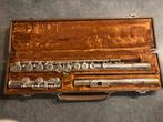 Vintage dwarsfluit pretorie, Ophalen of Verzenden, Gebruikt, Dwarsfluit, Met koffer of tas