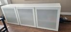 Besta ikea meubel met 3 melkglas deuren, Ophalen