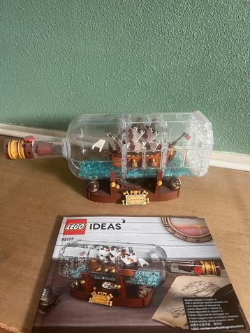 Lego Ideas Boot in Fles (92177) met Boekje beschikbaar voor biedingen