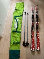 Atomic ski’s met skistokken en handige draagtas, Ophalen, 160 tot 180 cm, Gebruikt, Atomic