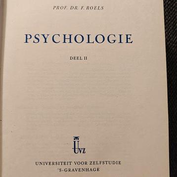 Psychologie Deel II - Prof. Dr. F. Roels beschikbaar voor biedingen