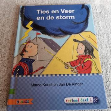 Veilig leren lezen  -Kunst -AVI E3 -Ties en Veer en de storm beschikbaar voor biedingen