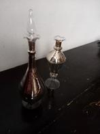 Vintage set sierflesjes, spiegelglas, zilver effectMoederdag, Antiek en Kunst, Ophalen of Verzenden