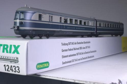 Dieselmotorwagen SVT 04, blauw/grijs, NEM-stekker, DB, Hobby en Vrije tijd, Modeltreinen | N-Spoor, Nieuw, Locomotief, Gelijkstroom