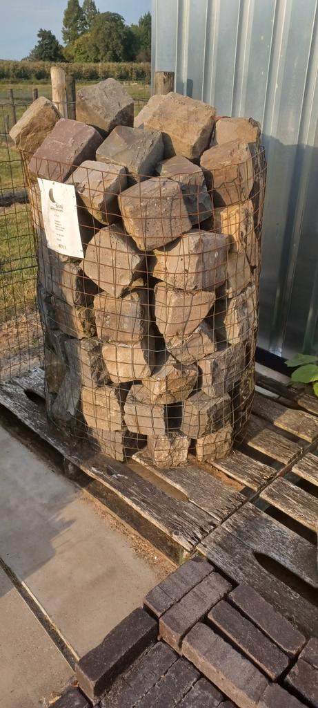 Kinderkoppen Natuursteen - 1 Koop!, Tuin en Terras, Tegels en Klinkers, Gebruikt, Klinkers, Natuursteen, 10 m² of meer, Ophalen