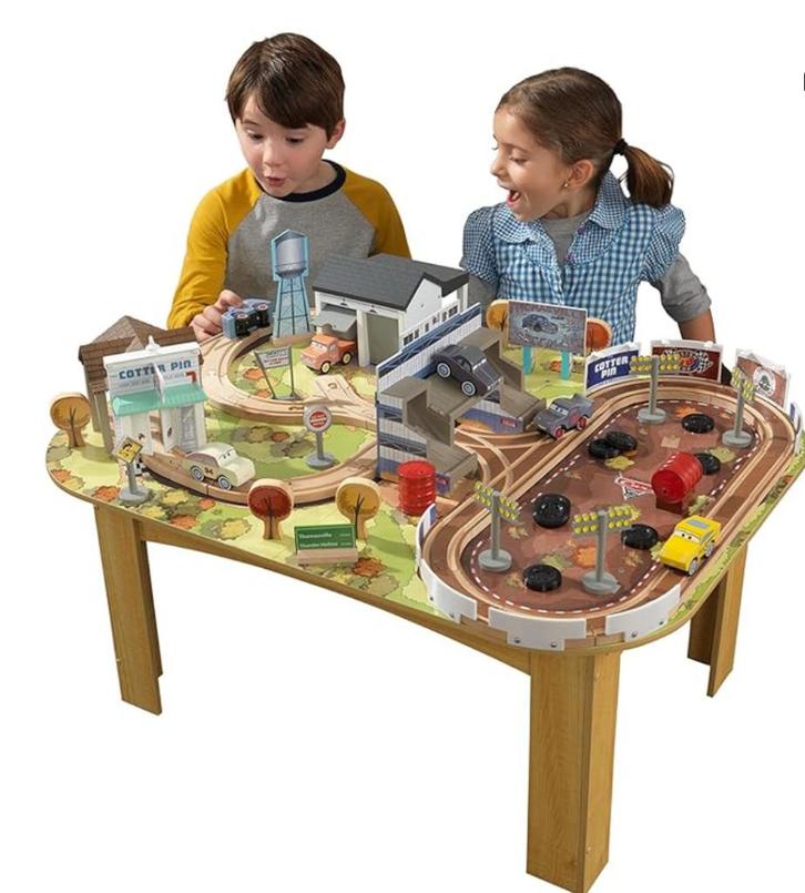 KidKraft Cars 3 Speelweg & Tafel - Zo Goed Als Nieuw!, Kinderen en Baby's, Speelgoed | Overig, Zo goed als nieuw, Jongen of Meisje