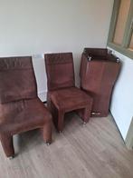 Suède stoelen, Huis en Inrichting, Stoelen, Ophalen, Gebruikt