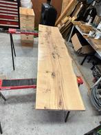 MOOI EIKEN BOOMSTAM PLANKEN OPMAAT!, Huis en Inrichting, Tafels | Eettafels, Ophalen of Verzenden, Zo goed als nieuw