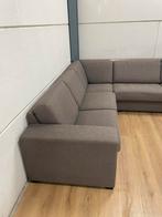 Mooie luxe grijs beige hoekbank - GEREINIGD!!!, Huis en Inrichting, Banken | Bankstellen, Ophalen, 250 tot 300 cm, Luxe, Hoekbank