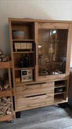 Mooie Vitrinekast, Huis en Inrichting, Kasten | Buffetkasten, Ophalen, 50 tot 100 cm, Zo goed als nieuw, 150 tot 200 cm