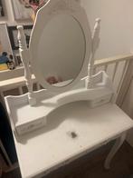 Leuke Kaptafel met Spiegel, Gebruikt, 100 tot 150 cm, Hout, 50 tot 100 cm