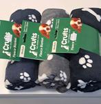 Crufts fleece deken, Voor honden, 70 cm x 100 cm , 3 stuks, -, -, Nieuw, Ophalen of Verzenden